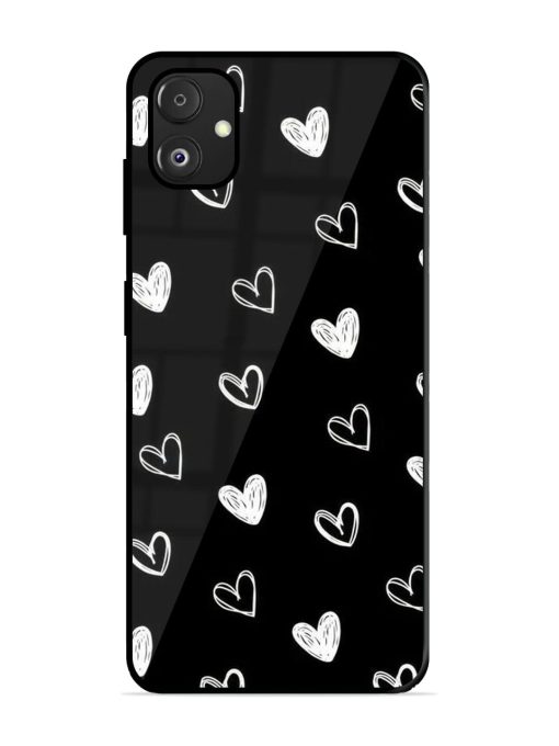 Scattered Hearts Glossy Soft Edge Case for Samsung Galaxy F14 (5G) Chachhi