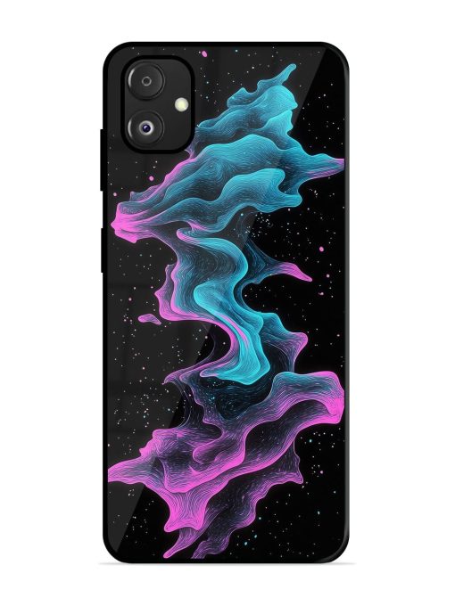 Cosmic Currents Glossy Soft Edge Case for Samsung Galaxy F14 (5G) Chachhi