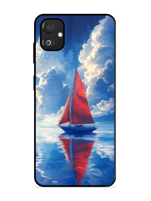 Crimson Sails Glossy Soft Edge Case for Samsung Galaxy F14 (5G) Chachhi