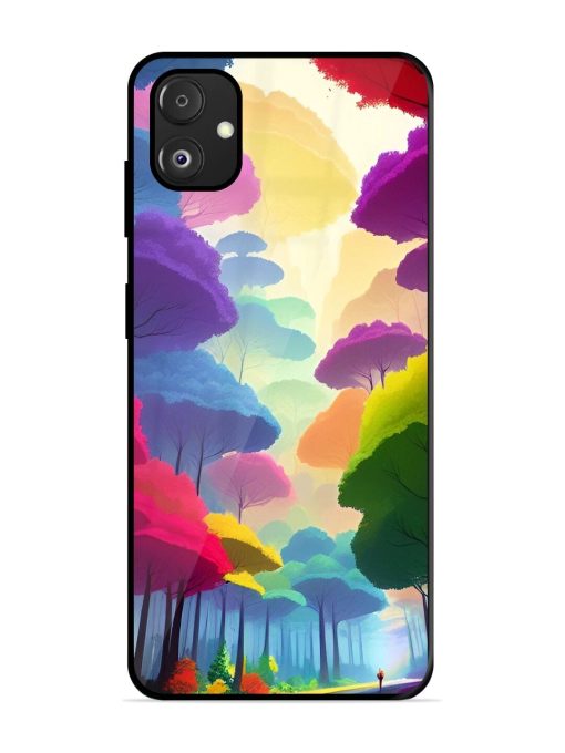 Rainbow Road Glossy Soft Edge Case for Samsung Galaxy F14 (5G) Chachhi