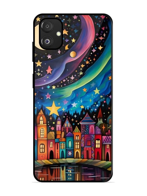 Starlit Village Glossy Soft Edge Case for Samsung Galaxy F14 (5G)