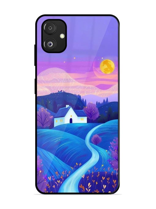 Moonlit Meadow Glossy Soft Edge Case for Samsung Galaxy F14 (5G)