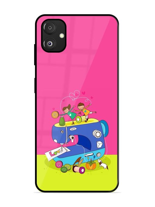 Sew Cute Glossy Soft Edge Case for Samsung Galaxy F14 (5G) Chachhi