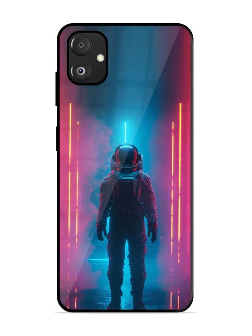 Neon Astronaut Glossy Soft Edge Case for Samsung Galaxy F14 (5G) Chachhi