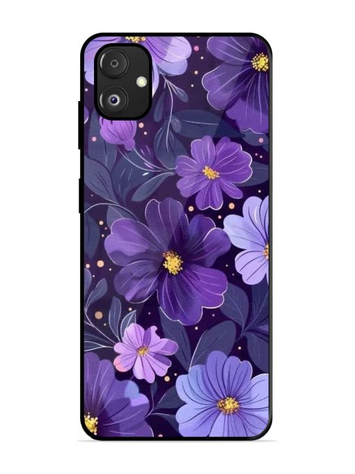 Purple Paradise Glossy Soft Edge Case for Samsung Galaxy F14 (5G) Chachhi