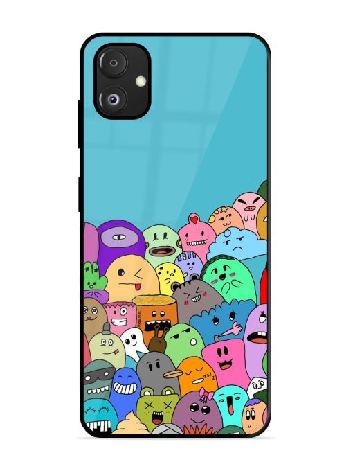 Monster Mash Glossy Soft Edge Case for Samsung Galaxy F14 (5G) Chachhi