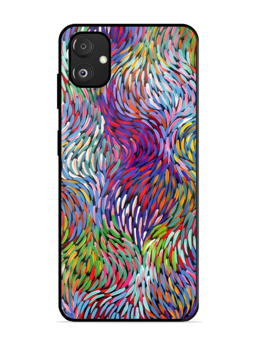 Vibrant Waves Glossy Soft Edge Case for Samsung Galaxy F14 (5G) Chachhi