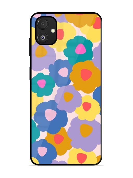 Flower Power Glossy Soft Edge Case for Samsung Galaxy F14 (5G) Chachhi