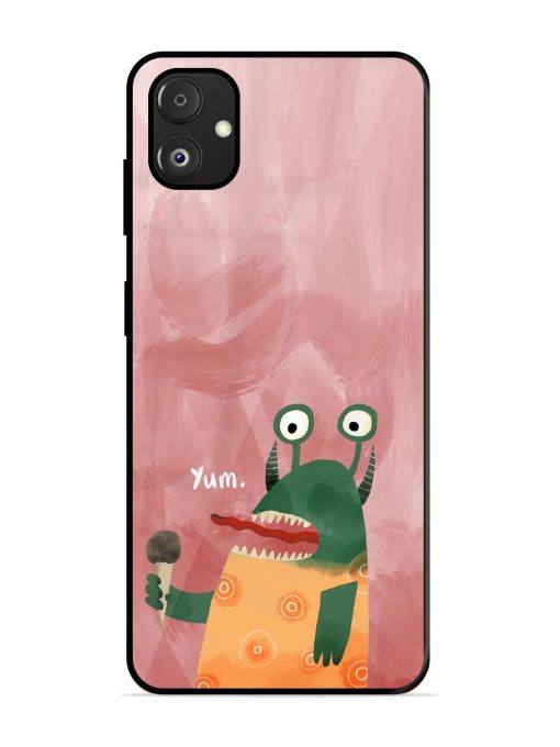 Hungry Monster Glossy Soft Edge Case for Samsung Galaxy F14 (5G) Chachhi