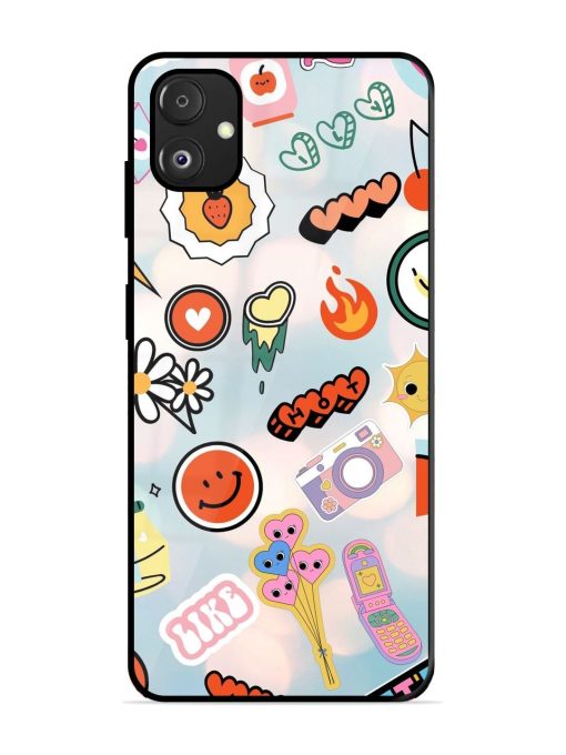 Cheerful Glossy Soft Edge Case for Samsung Galaxy F14 (5G) Chachhi