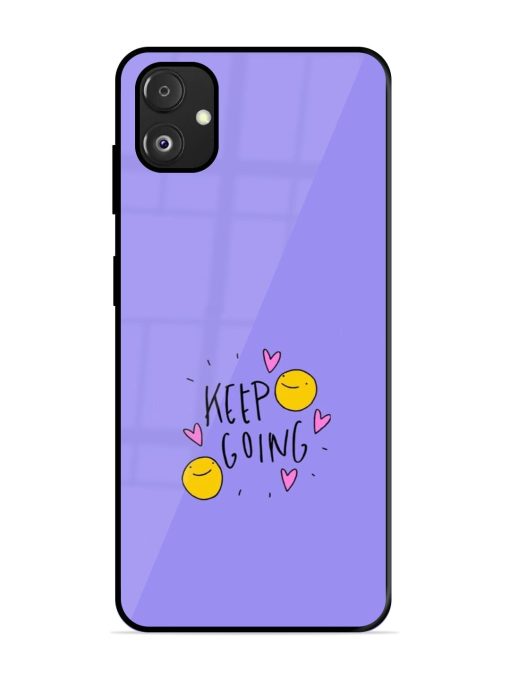 Smiling Through It All Glossy Soft Edge Case for Samsung Galaxy F14 (5G) Chachhi