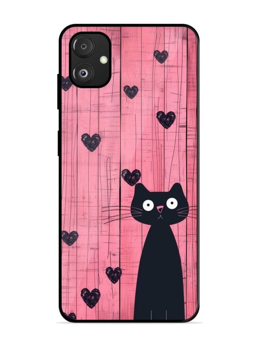 Feline Valentine'S Day Glossy Soft Edge Case for Samsung Galaxy F14 (5G) Chachhi