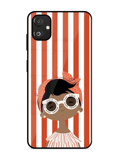 Girls Just Wanna Have Fun Glossy Soft Edge Case for Samsung Galaxy F14 (5G) Chachhi