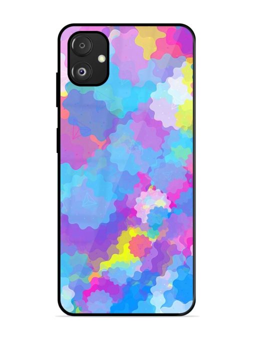 Psychedelic Cloud Burst Glossy Soft Edge Case for Samsung Galaxy F14 (5G) Chachhi