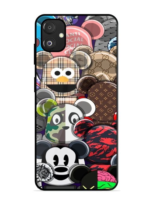 Streetwear Bearbrick Extravaganza Glossy Soft Edge Case for Samsung Galaxy F14 (5G)