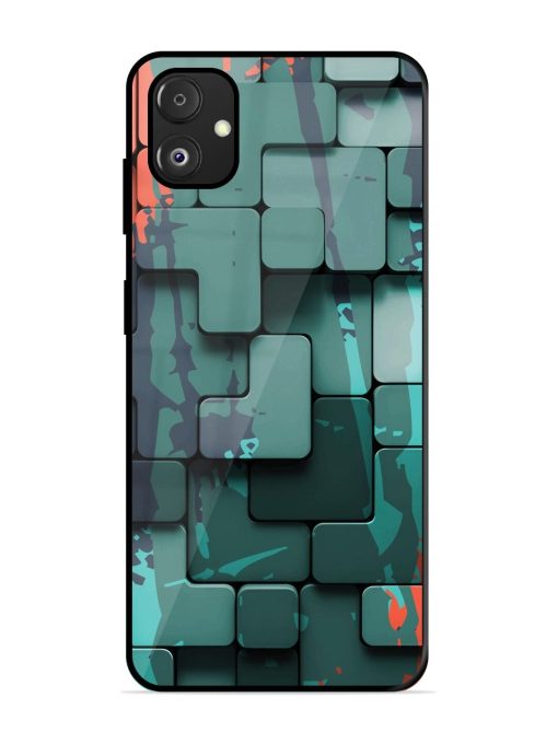 Abstract Geometric Mosaic Glossy Soft Edge Case for Samsung Galaxy F14 (5G) Chachhi