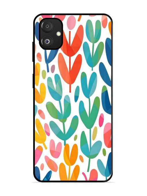 Rainbow Of Blooms Glossy Soft Edge Case for Samsung Galaxy F14 (5G) Chachhi