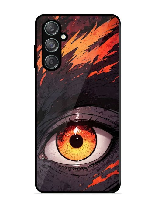 Inferno Gaze Glossy Soft Edge Case for Samsung Galaxy F15 (5G) Chachhi