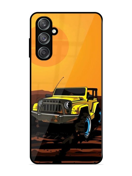 Sunset Cruise Glossy Soft Edge Case for Samsung Galaxy F15 (5G) Chachhi