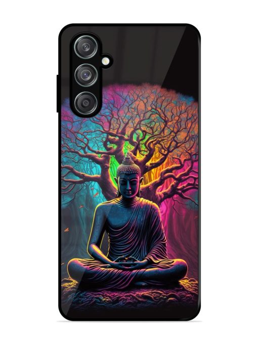 Enlightened Serenity Glossy Soft Edge Case for Samsung Galaxy F15 (5G) Chachhi