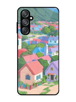 Pastel Paradise Glossy Soft Edge Case for Samsung Galaxy F15 (5G)