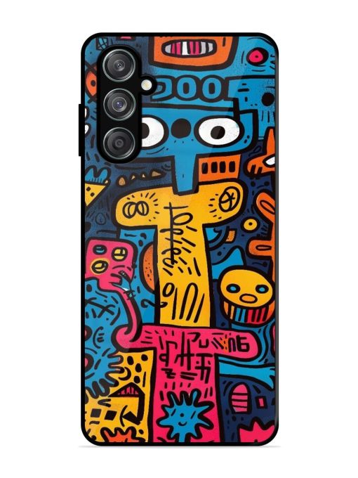 Doodletopia Glossy Soft Edge Case for Samsung Galaxy F15 (5G) Chachhi