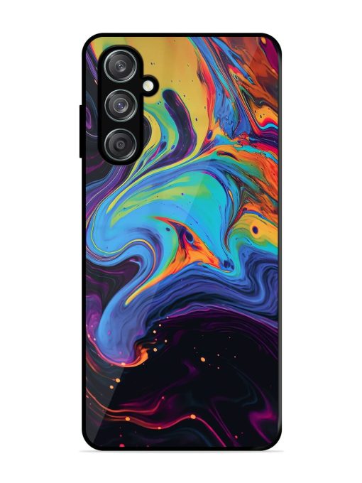 Liquid Dreamscape Glossy Soft Edge Case for Samsung Galaxy F15 (5G) Chachhi