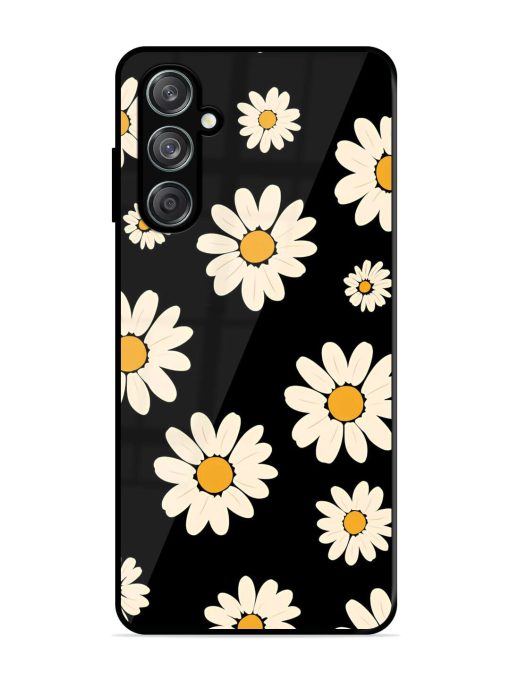 Daisies In The Night Glossy Soft Edge Case for Samsung Galaxy F15 (5G) Chachhi