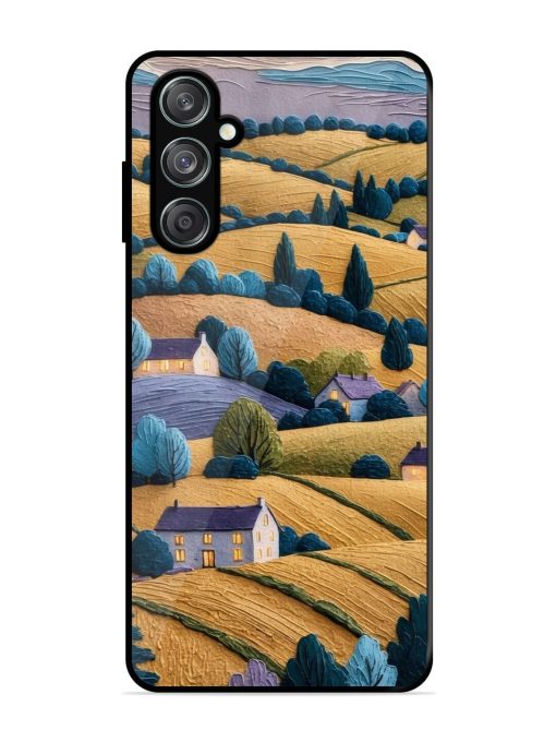 Rolling Hilltop Haven Glossy Soft Edge Case for Samsung Galaxy F15 (5G) Chachhi