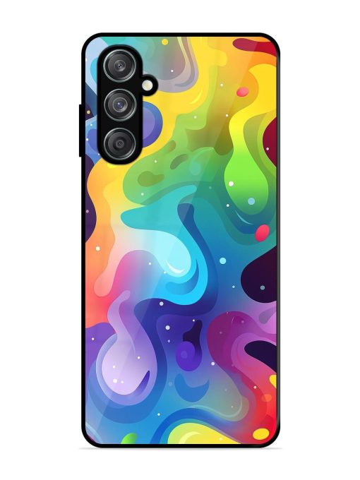 Rainbow River Glossy Soft Edge Case for Samsung Galaxy F15 (5G) Chachhi