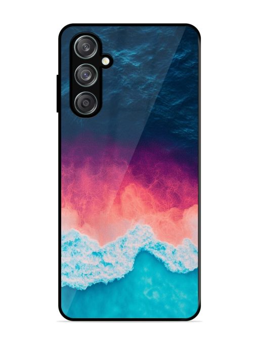 Where The Ocean Meets The Sky Glossy Soft Edge Case for Samsung Galaxy F15 (5G) Chachhi