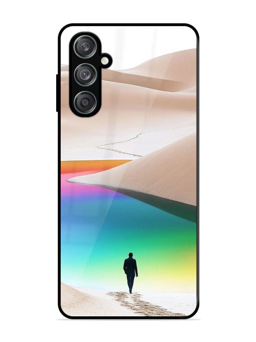 Desert Dreams Glossy Soft Edge Case for Samsung Galaxy F15 (5G)