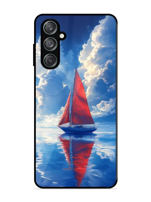 Crimson Sails Glossy Soft Edge Case for Samsung Galaxy F15 (5G) Chachhi