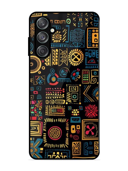 Tribal Tapestry Glossy Soft Edge Case for Samsung Galaxy F15 (5G) Chachhi