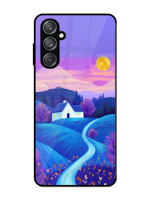 Moonlit Meadow Glossy Soft Edge Case for Samsung Galaxy F15 (5G) Chachhi