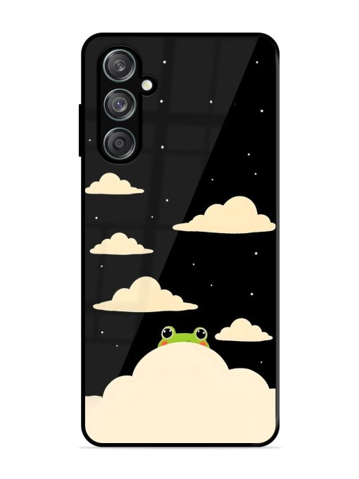 Froggy Night Sky Glossy Soft Edge Case for Samsung Galaxy F15 (5G) Chachhi