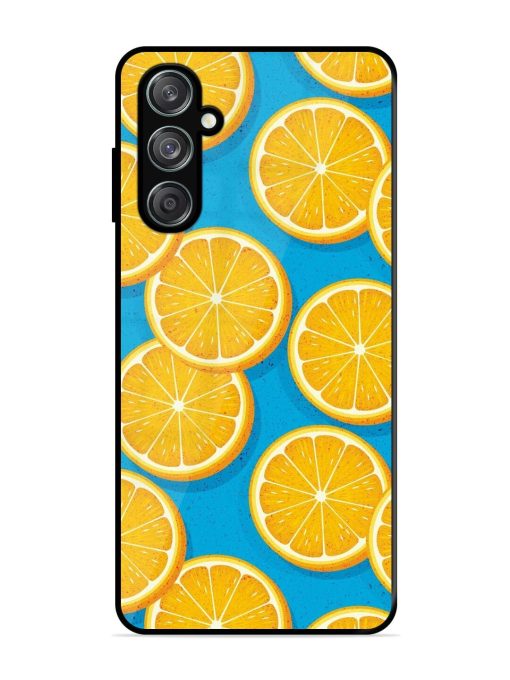 Citrus Symphony Glossy Soft Edge Case for Samsung Galaxy F15 (5G) Chachhi