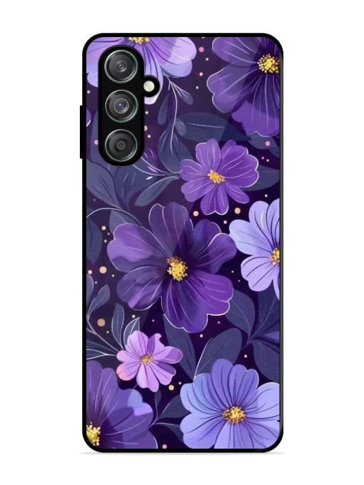 Purple Paradise Glossy Soft Edge Case for Samsung Galaxy F15 (5G) Chachhi