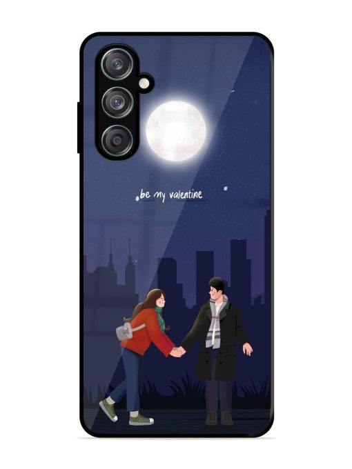 Moonlight Proposal Glossy Soft Edge Case for Samsung Galaxy F15 (5G) Chachhi