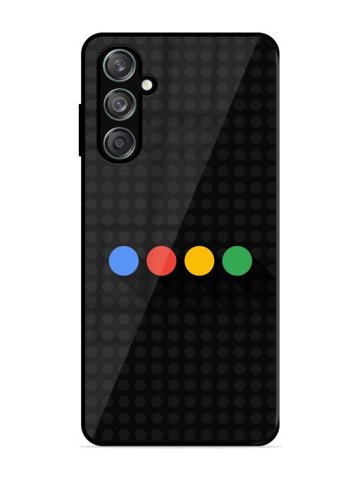 Google Dots Glossy Soft Edge Case for Samsung Galaxy F15 (5G) Chachhi