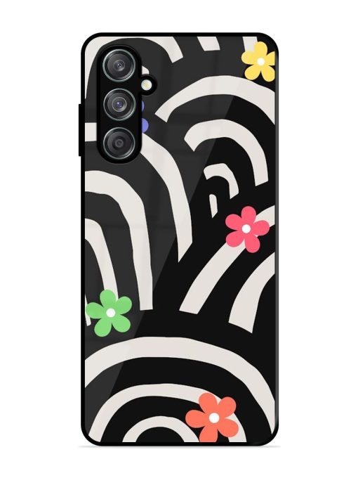 Rainbow Arcs Glossy Soft Edge Case for Samsung Galaxy F15 (5G)