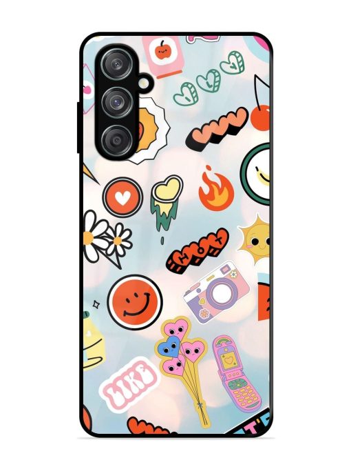 Cheerful Glossy Soft Edge Case for Samsung Galaxy F15 (5G) Chachhi