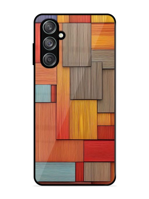 Woodsy Wonders Glossy Soft Edge Case for Samsung Galaxy F15 (5G) Chachhi