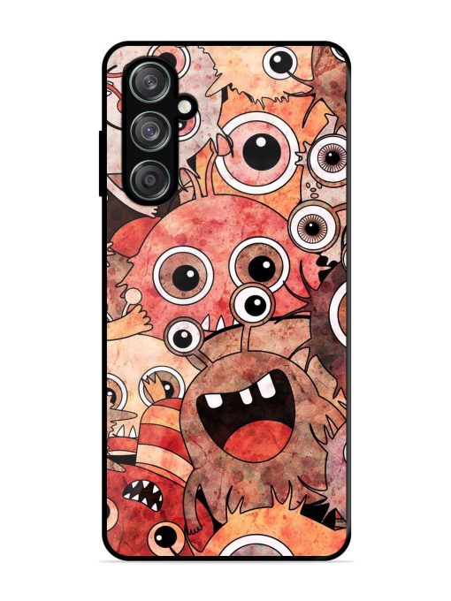 Monster Mash Glossy Soft Edge Case for Samsung Galaxy F15 (5G) Chachhi