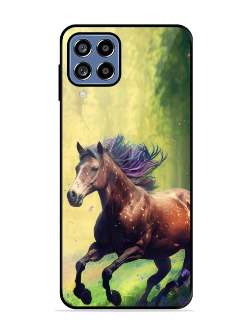 Enchanted Gallop Glossy Soft Edge Case for Samsung Galaxy F22 Chachhi