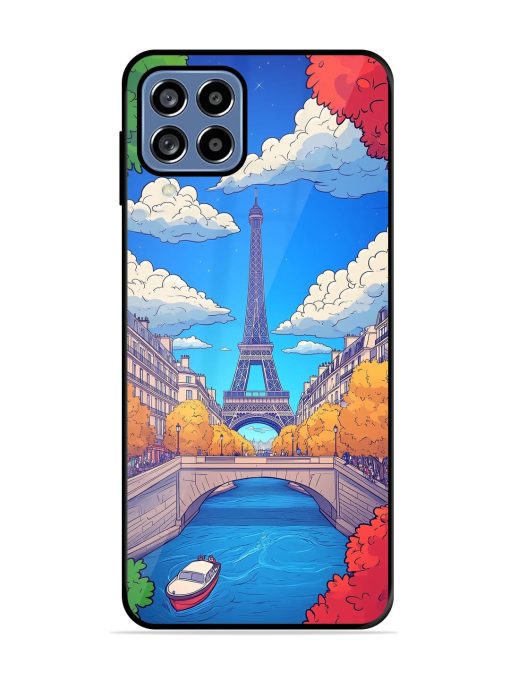 Parisian Panorama Glossy Soft Edge Case for Samsung Galaxy F22 Chachhi