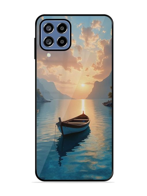 Serene Sunset Glossy Soft Edge Case for Samsung Galaxy F22 Chachhi