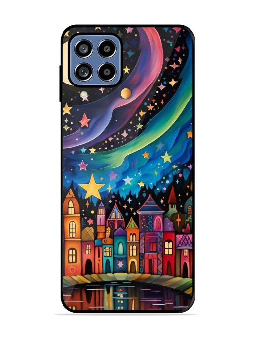 Starlit Village Glossy Soft Edge Case for Samsung Galaxy F22 Chachhi