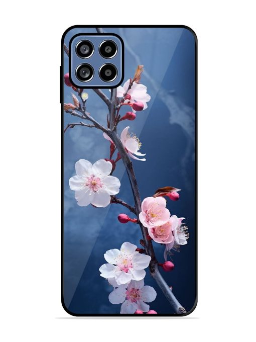 Delicate Blossoms Glossy Soft Edge Case for Samsung Galaxy F22 Chachhi