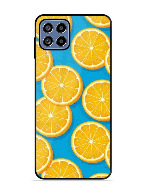 Citrus Symphony Glossy Soft Edge Case for Samsung Galaxy F22 Chachhi